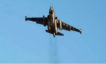 DÜŞMƏNİN DAHA BİR SU-25 TƏYYARƏSİ MƏHV EDİLDİ