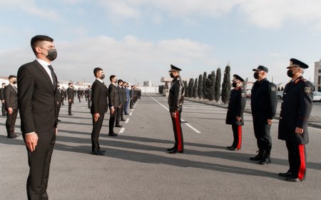 Nazir Vilayət Eyvazov xidmətə qəbul edilən yeni əməkdaşlarla görüşüb.