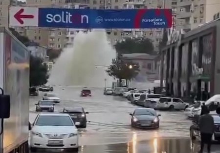 Bakı şəhərini içməli su ilə təmin edən əsas magistral kəmərdə qəza baş verib