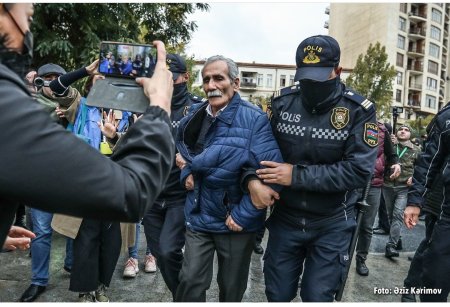 Bu gün Müsavat partiyası İran səfirliyi qarşısında aksiya keçirməyə cəhd edib