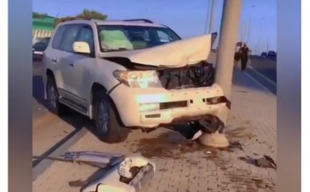  Bakıda, Bayraq Meydanı yaxınlığında zəncirvari yol nəqliyyat hadisəsi baş verib