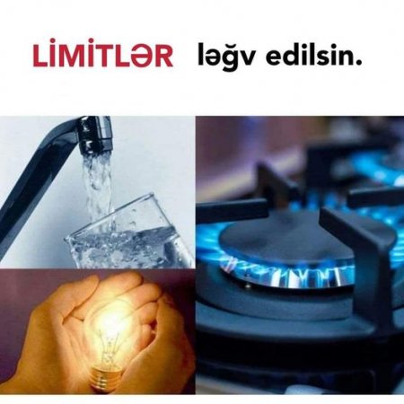 Xalqın tələbidir. Limitlər ləğv edilsin!