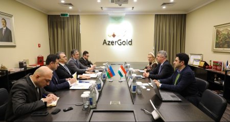 “AzerGold” QSC-nin sədri Macarıstanın ölkəmizdəki fövqəladə və səlahiyyətli səfiri ilə görüşüb 