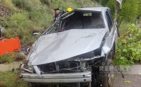 Naxçıvanda baş verən ağır yol-nəqliyyat hadisəsində iki nəfər ölüb