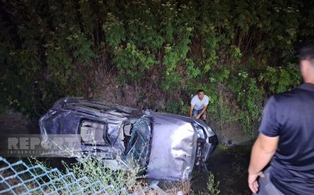 Lənkəranda baş verən ağır yol qəzasında polis ölüb, 7 nəfər yaralanıb