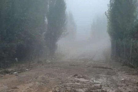 Sel suları Samuxda yol infrastrukturuna və yol qurğularına zərər vurub