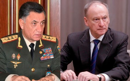 Ramil Usubov rusiyalı həmkarı Nikolay Patruşev ilə Cənubi Qafqazda təhlükəsizliyi müzakirə edib