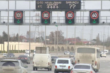 Hava şəraiti ilə bağlı Zığ dairəsi-Hava Limanı yolunda sürət həddi endirilib