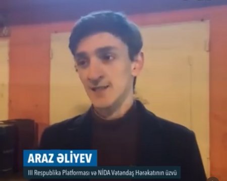 Universitet müəllimi Araz Əliyev siyasi baxışlarına görə 25 gün həbs olundu